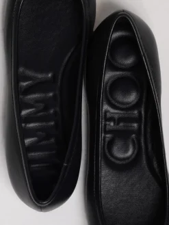 Ballerina Elme Jimmy Choo in nappa con fiocco