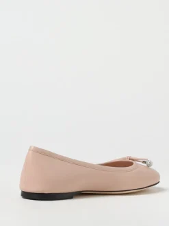 Ballerina Elme Jimmy Choo in nappa con fiocco