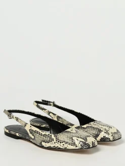 Ballerina Fedora Aeyde in pelle stampa pitone