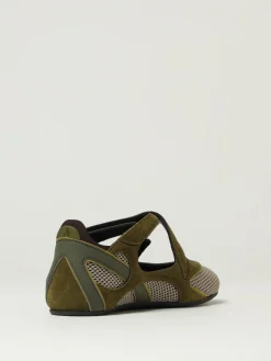 Ballerina Floor 001 The Attico in camoscio e mesh