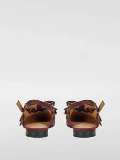 Ballerina Ganni in viscosa con maxi fiocco