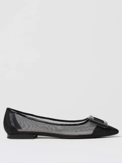 Ballerina Gommettine Roger Vivier in nylon a rete