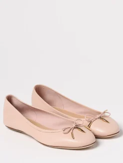 Ballerina Iris Chloè in pelle con fiocco