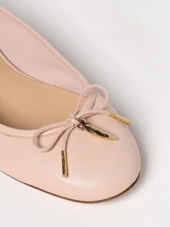 Ballerina Iris Chloè in pelle con fiocco