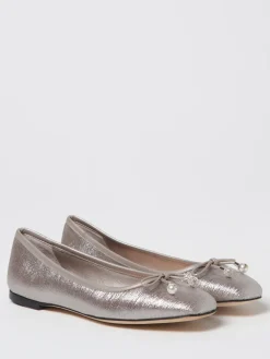 Ballerina Jimmy Choo in tessuto lamè