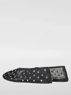 Ballerina Khaite in nylon a rete con cristalli