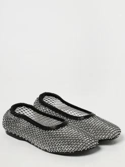 Ballerina Lorain Alohas in nylon a rete con strass all over