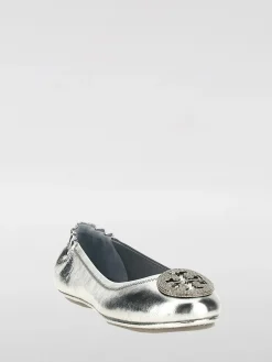 Ballerina Minnie Travel Tory Burch in pelle laminata