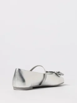 Ballerina New Vara Ferragamo in pelle laminata