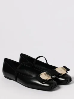 Ballerina New Vara Ferragamo in pelle