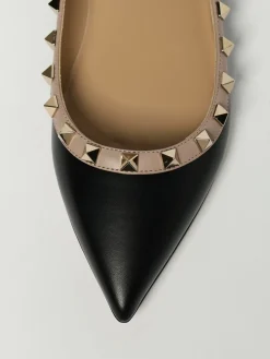 Ballerina Rockstud Valentino Garavani in pelle