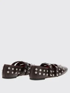 Ballerina Ryder Stella McCartney in pelle vegana con borchie