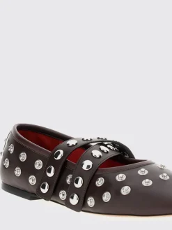 Ballerina Ryder Stella McCartney in pelle vegana con borchie