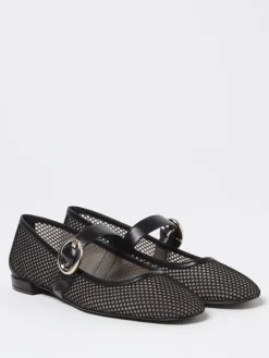 Ballerina Stuart Weitzman in mesh e pelle