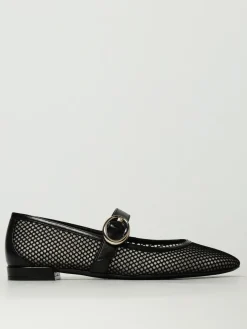 Ballerina Stuart Weitzman in mesh e pelle