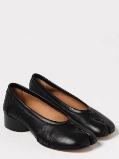 Ballerina Tabi Maison Margiela in pelle a grana naturale