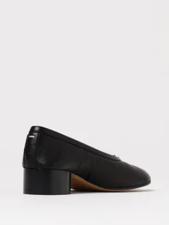 Ballerina Tabi Maison Margiela in pelle a grana naturale