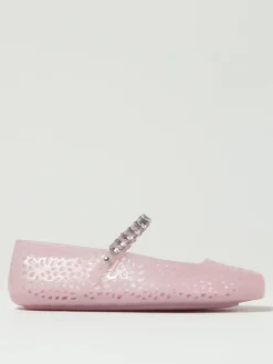 Ballerina The Jelly Jimmy Choo in gomma traforata con strass