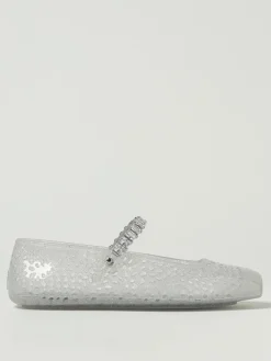 Ballerina The Jelly Jimmy Choo in gomma traforata con strass