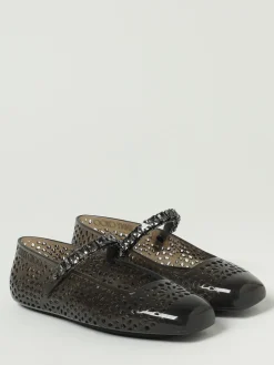 Ballerina The Jelly Jimmy Choo in gomma traforata con strass