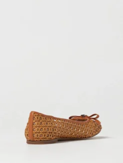 Ballerina Twinset in pelle sintetica intrecciata