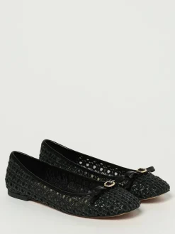 Ballerina Twinset in pelle sintetica intrecciata