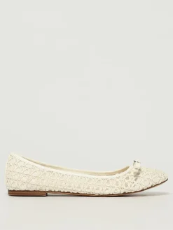 Ballerina Twinset in pelle sintetica intrecciata