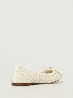 Ballerina Twinset in pelle sintetica intrecciata