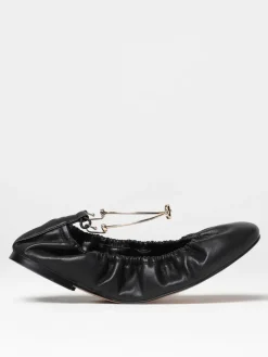 Ballerina Twinset in pelle arricciata