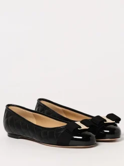 Ballerina Varina Ferragamo in nappa matelassè