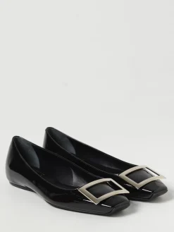 Ballerine Trompette in vernice Roger Vivier con fibbia