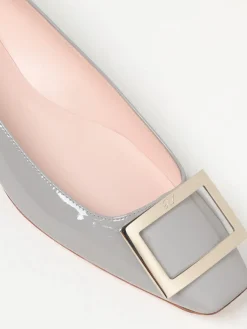 Ballerine Trompette in vernice Roger Vivier con fibbia