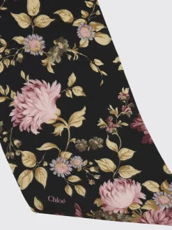 Bandeau Chloè in seta con stampa floreale