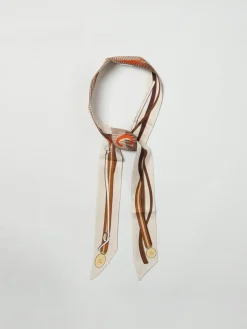 Bandeau Longchamp in seta stampata