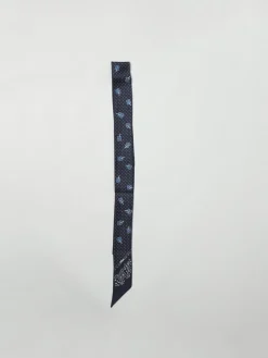 Bandeau Longchamp in seta stampata