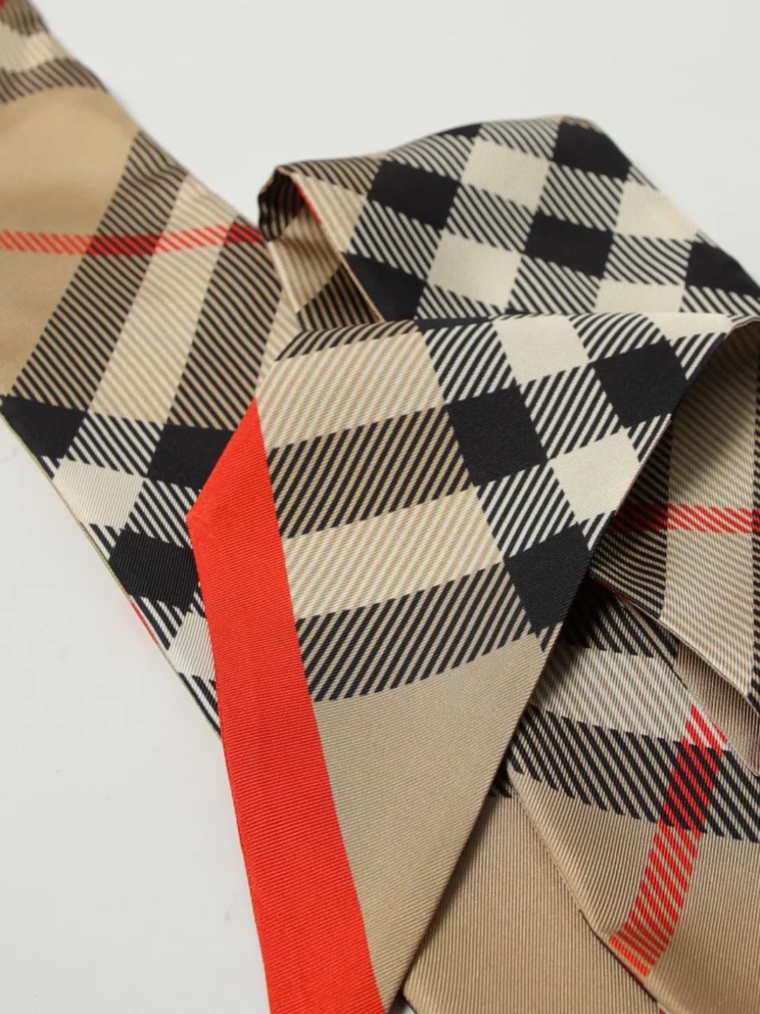 Bandeau Vintage Check Burberry in seta stampata