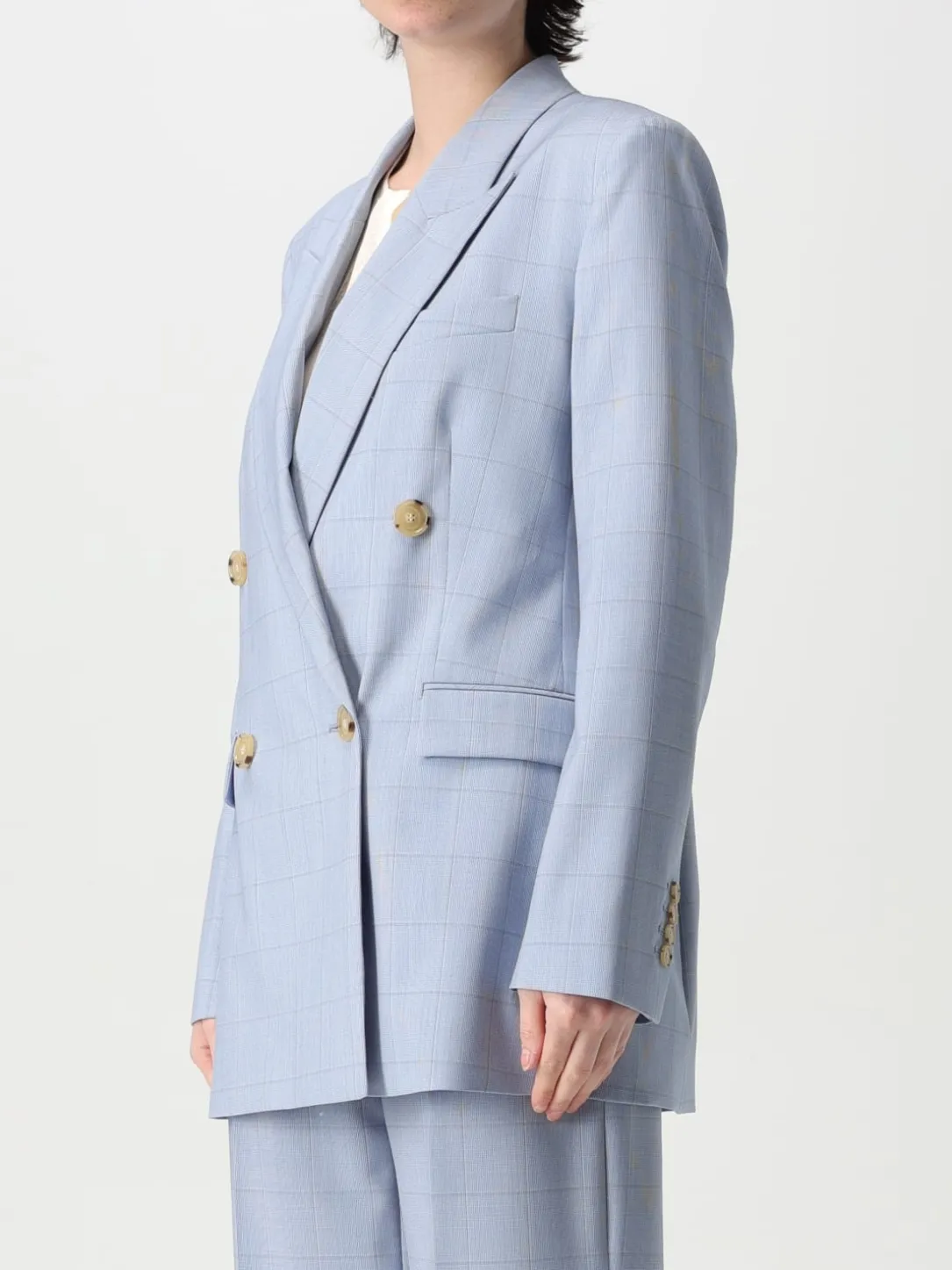 Blazer a doppiopetto Boss in lana vergine