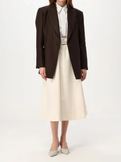 Blazer a doppiopetto Brunello Cucinelli in lino