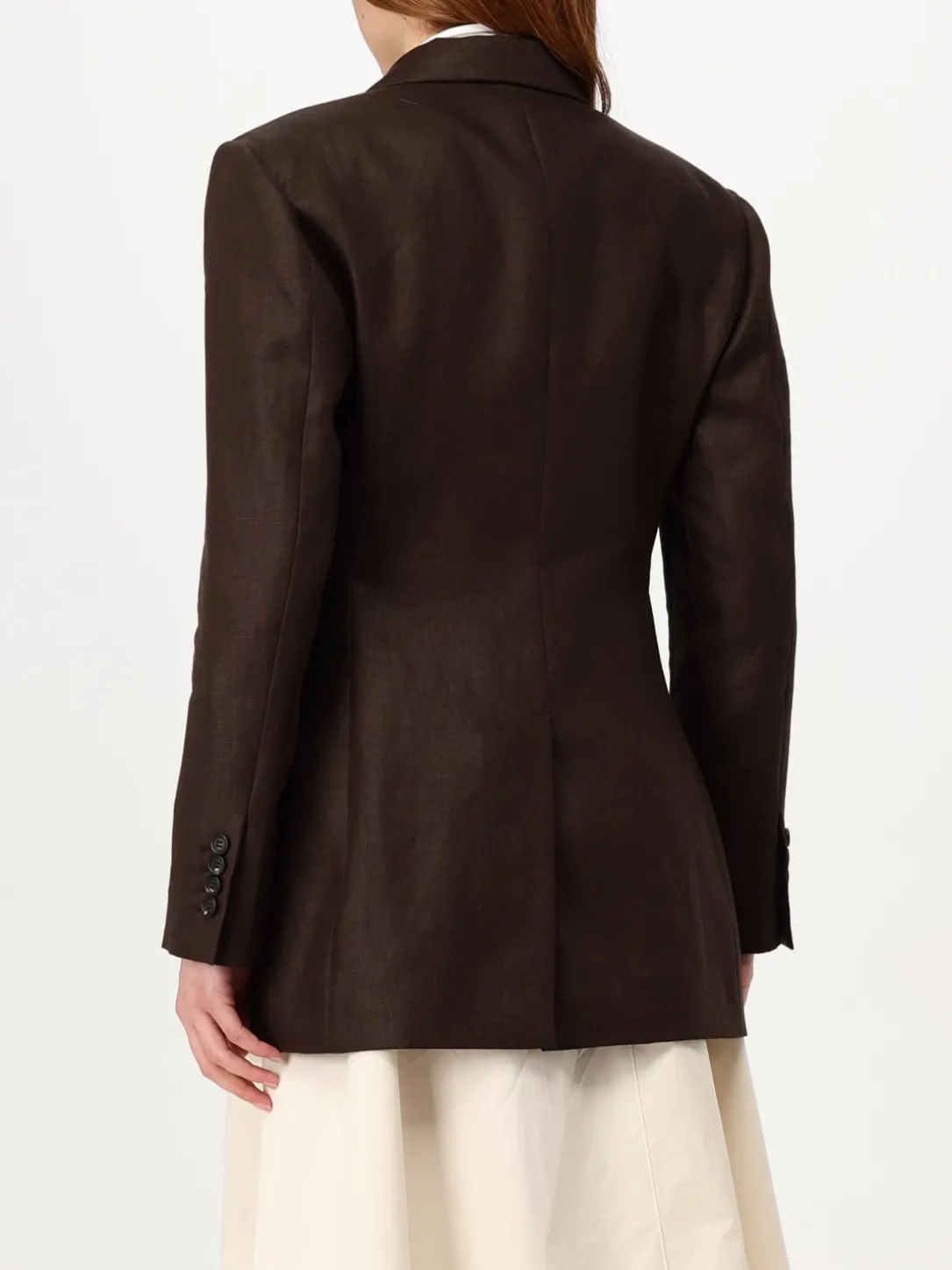 Blazer a doppiopetto Brunello Cucinelli in lino