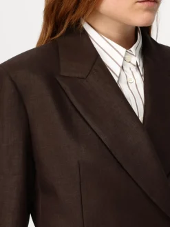 Blazer a doppiopetto Brunello Cucinelli in lino