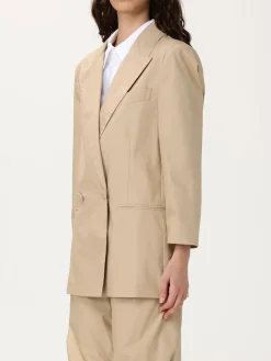 Blazer a doppiopetto in cotone Twinset Actitude