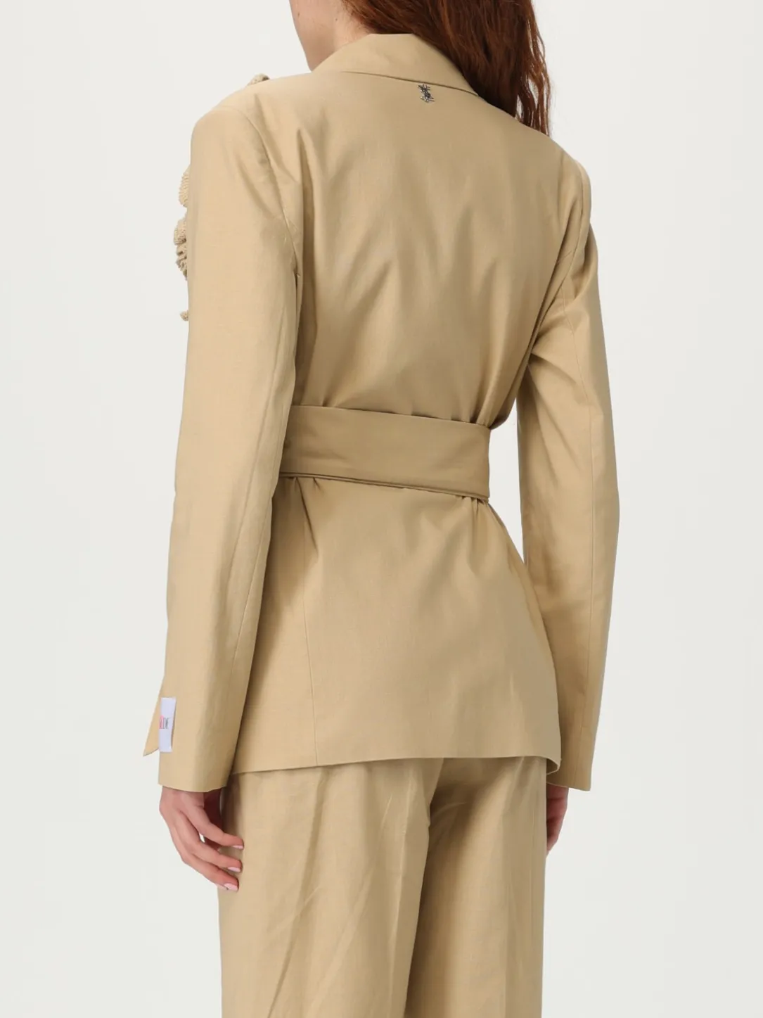 Blazer a monopetto con fiori Twinset Actitude