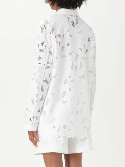 Blazer a monopetto in macramé