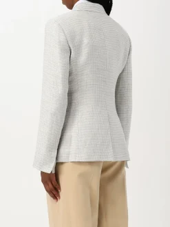 Blazer a monopetto in misto lino Theory