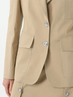 Blazer a monopetto in misto cotone Liu Jo