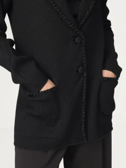 Blazer a monopetto in viscosa Emporio Armani