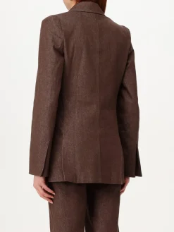 Blazer a monopetto Max Mara in cotone