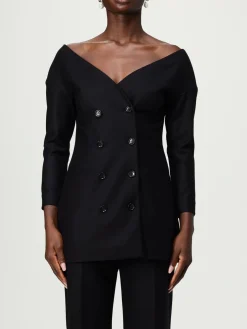 Blazer doppiopetto Alberta Ferretti in misto lana