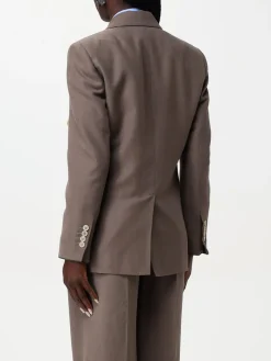 Blazer doppiopetto Brunello Cucinelli in misto lino