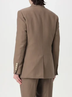 Blazer doppiopetto Brunello Cucinelli in viscosa e lino